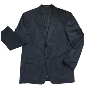 MISSONI Italy 100% Virgin Wool Navy Pinstripe Suit Jacket Blazer Mens US 40R